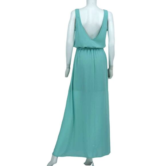 Show Me Your Mumu Women Kendall Maxi Sleeveless Dress Sea Glass Medium - Picture 5 of 7